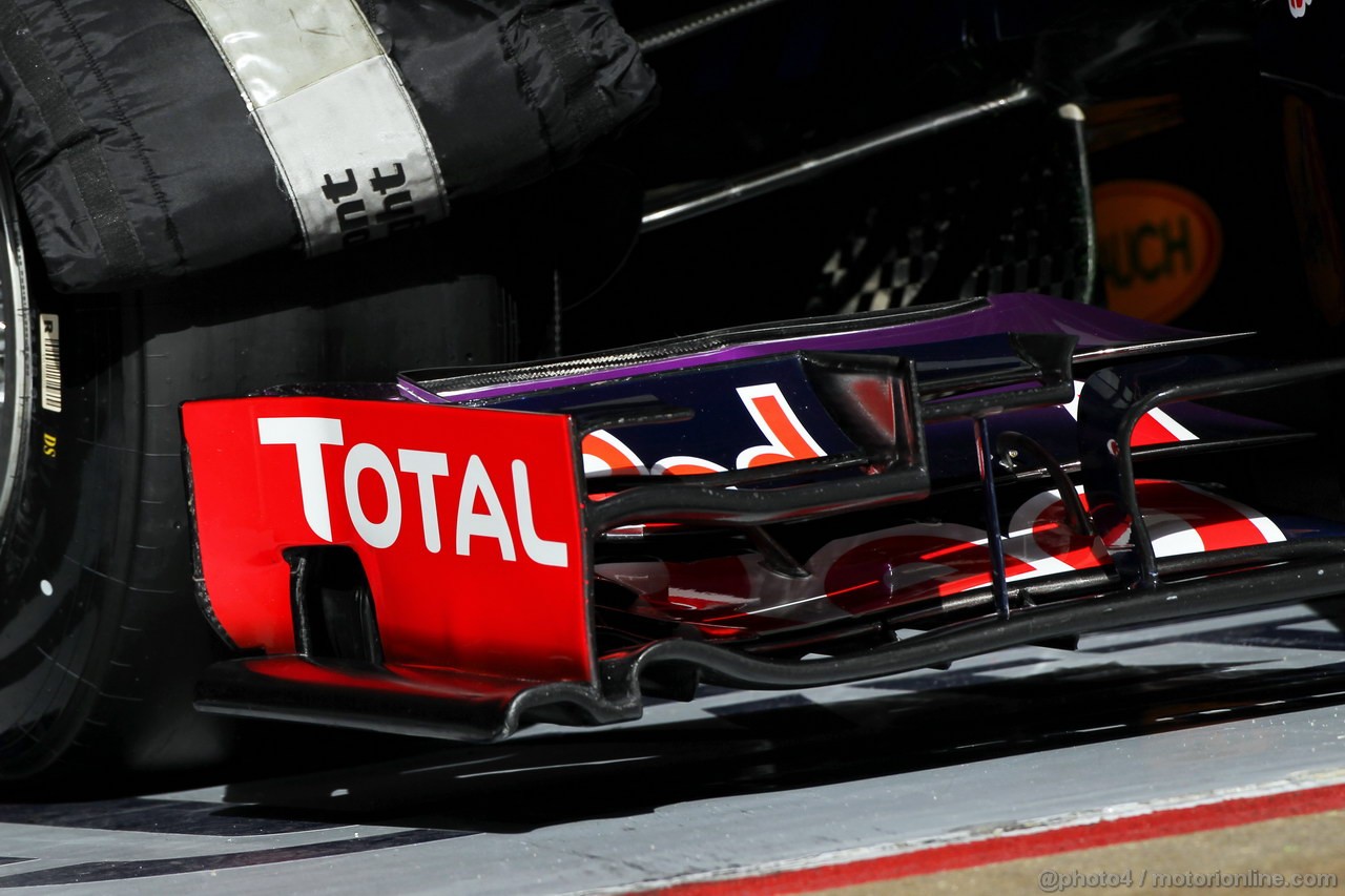 BARCELONA TEST MARZO 2013, Red Bull Racing RB9 front wing detail.
03.03.2013. 