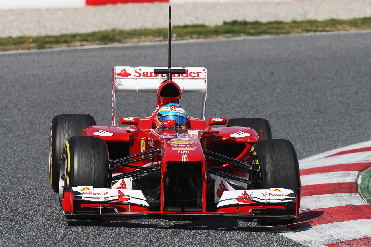 BARCELONA TEST MARZO 2013, Fernando Alonso (ESP) Ferrari F138.
03.03.2013. 
