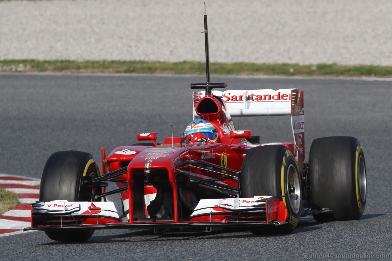 BARCELONA TEST MARZO 2013, Fernando Alonso (ESP) Ferrari F138.
03.03.2013. 