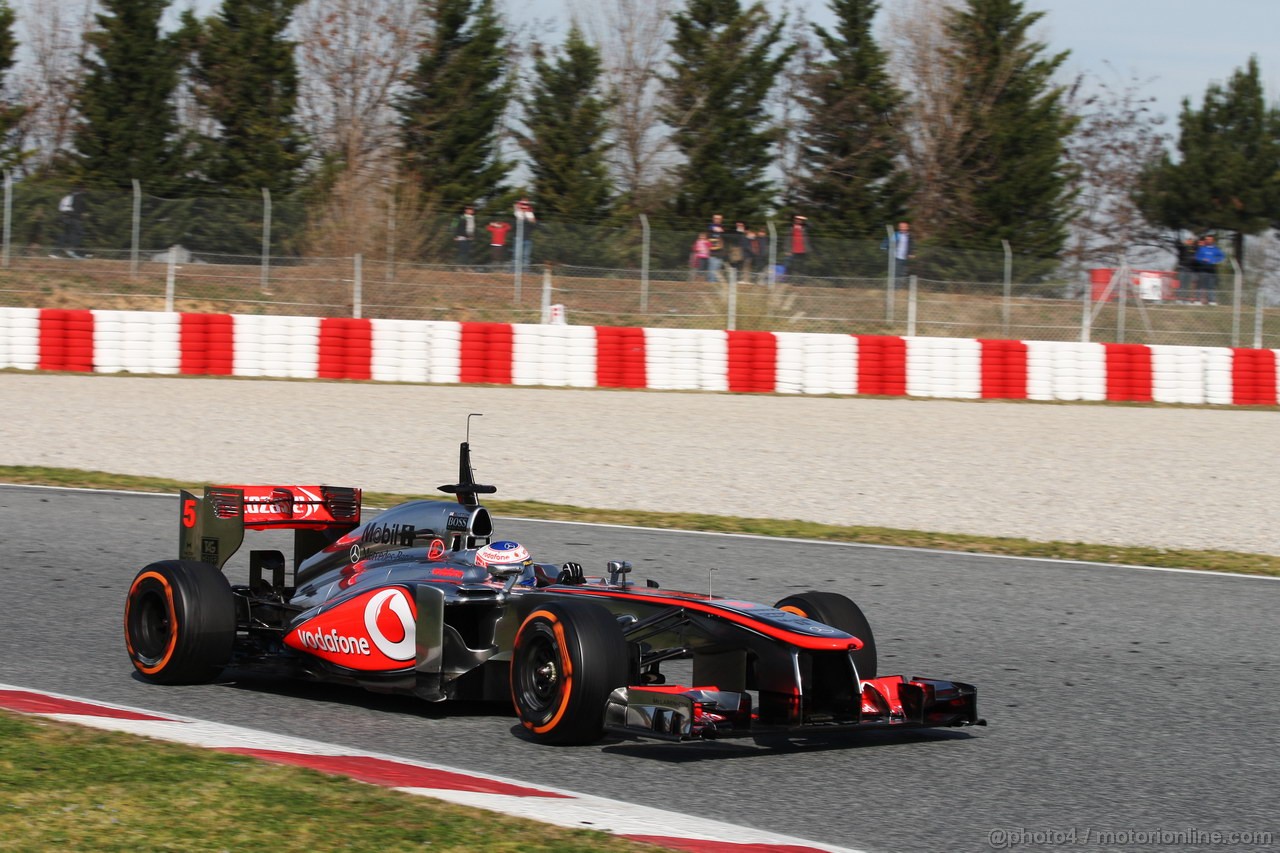 BARCELONA TEST MARZO 2013, Jenson Button (GBR) McLaren MP4-28.
03.03.2013. 