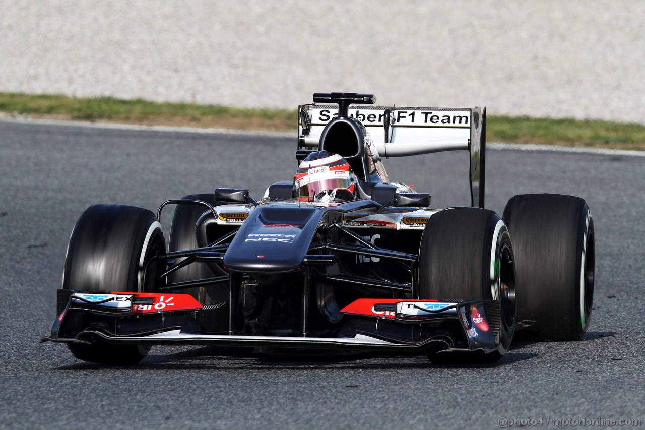 BARCELONA TEST MARZO 2013, Nico Hulkenberg (GER) Sauber C32.
03.03.2013. 