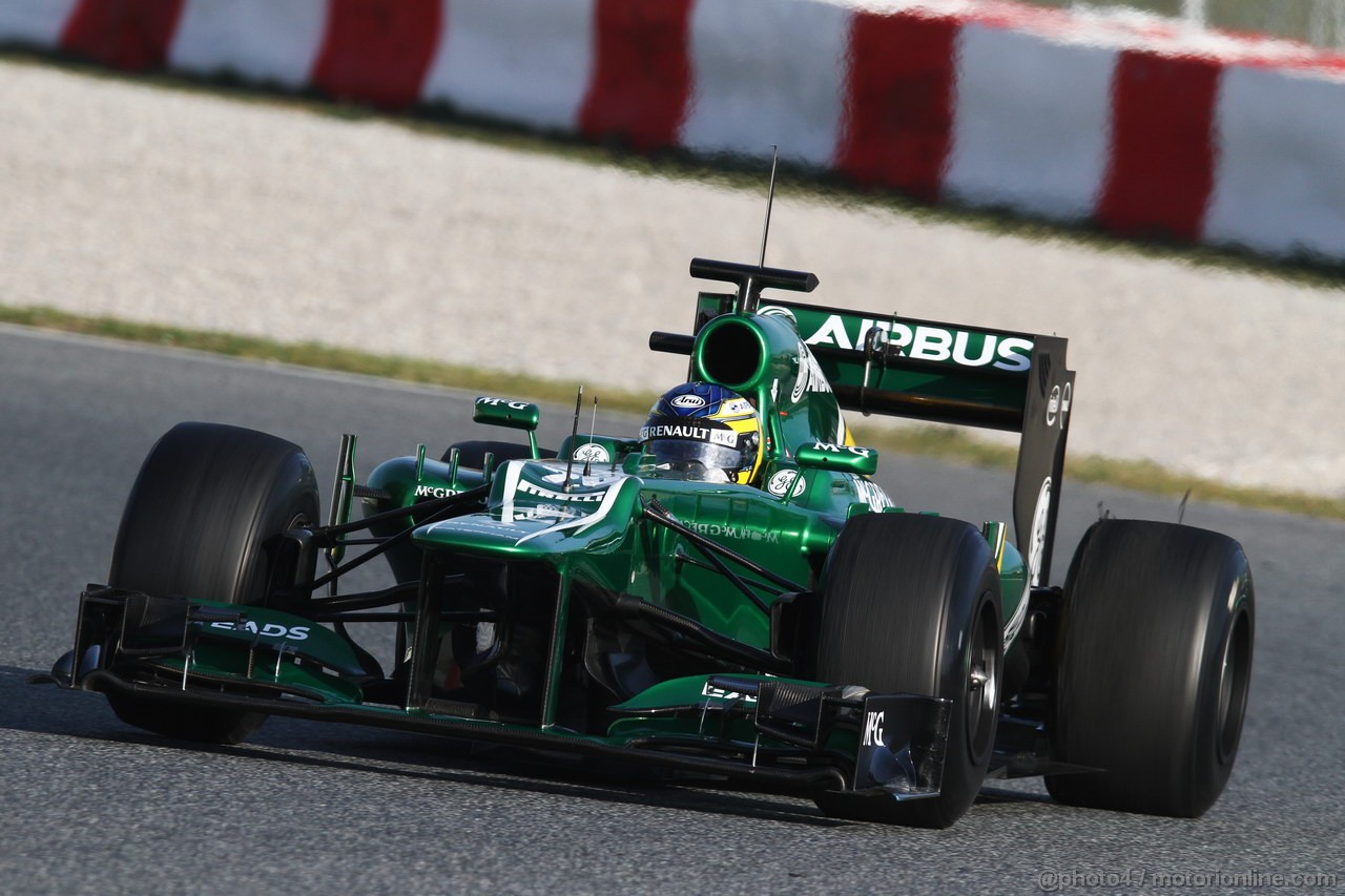 BARCELONA TEST MARZO 2013, Charles Pic (FRA) Caterham CT03.
03.03.2013. 