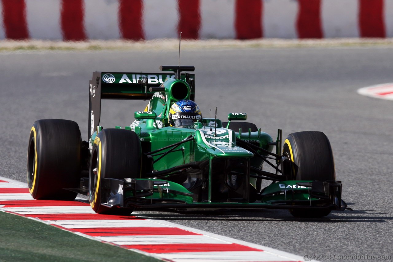 BARCELONA TEST MARZO 2013, Charles Pic (FRA) Caterham CT03.
03.03.2013. 