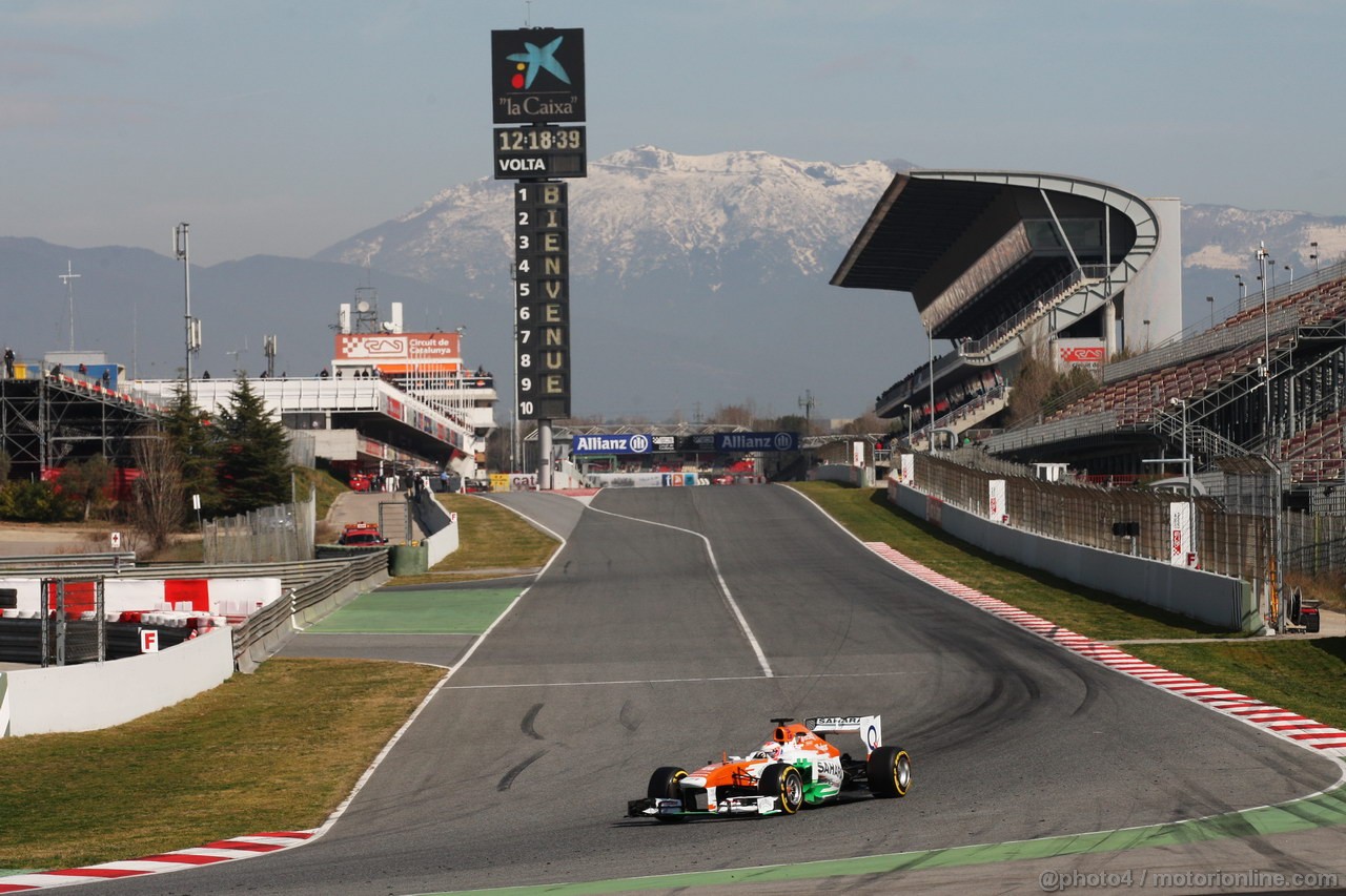BARCELONA TEST MARZO 2013, Paul di Resta (GBR) Sahara Force India VJM06.
03.03.2013. 