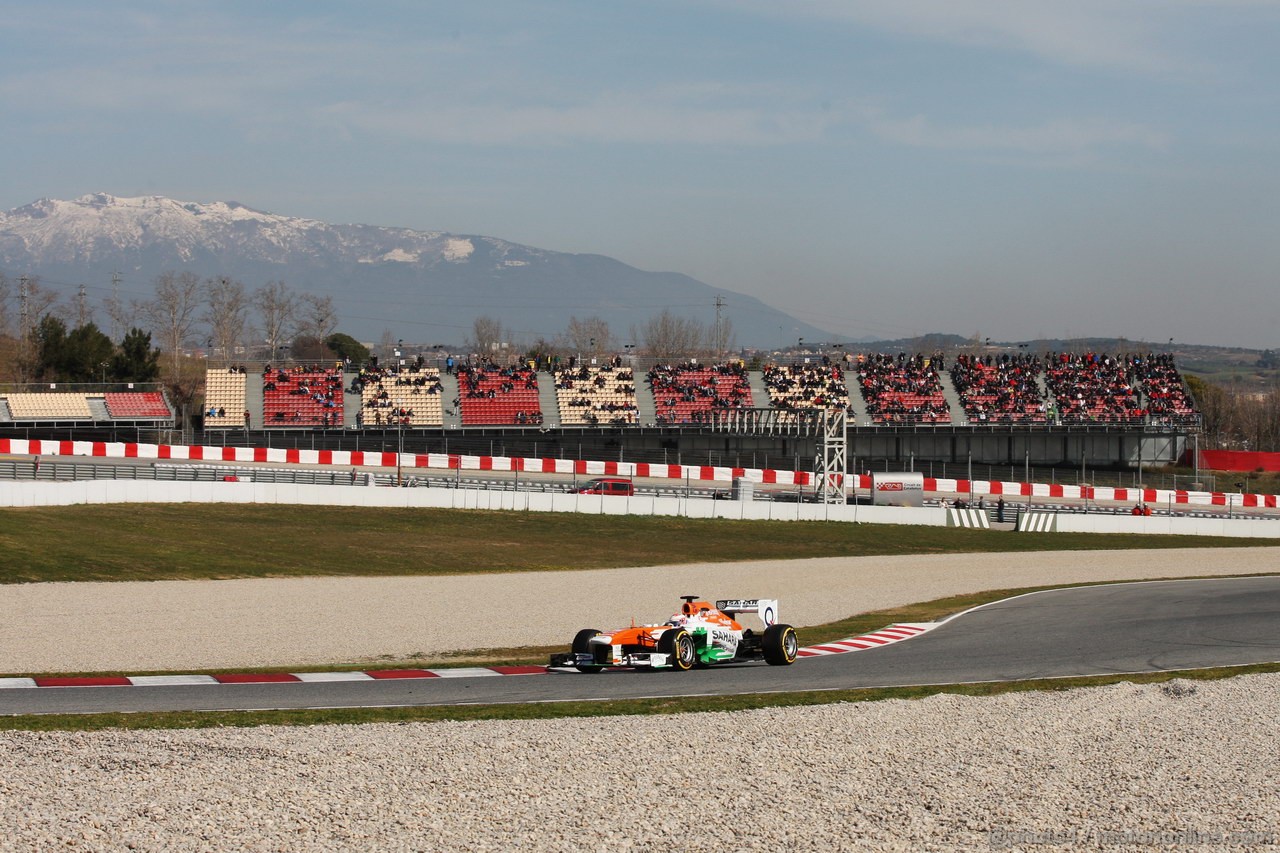 BARCELONA TEST MARZO 2013, Paul di Resta (GBR) Sahara Force India VJM06.
03.03.2013. 