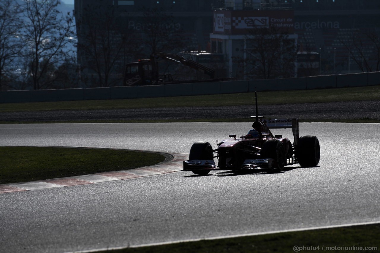 BARCELONA TEST MARZO 2013, Fernando Alonso (ESP) Ferrari F138.
03.03.2013. 