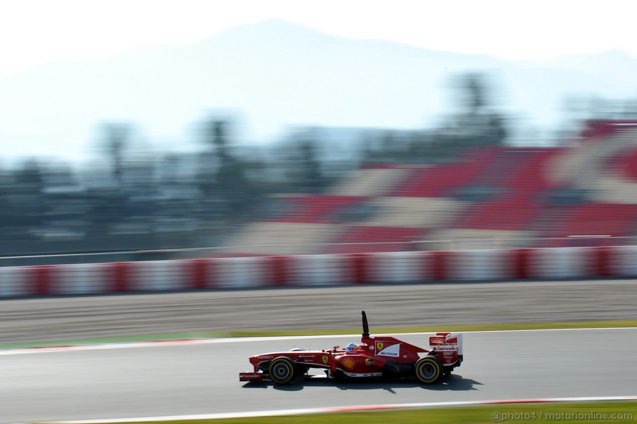 BARCELONA TEST MARZO 2013, Fernando Alonso (ESP) Ferrari F138.
03.03.2013. 