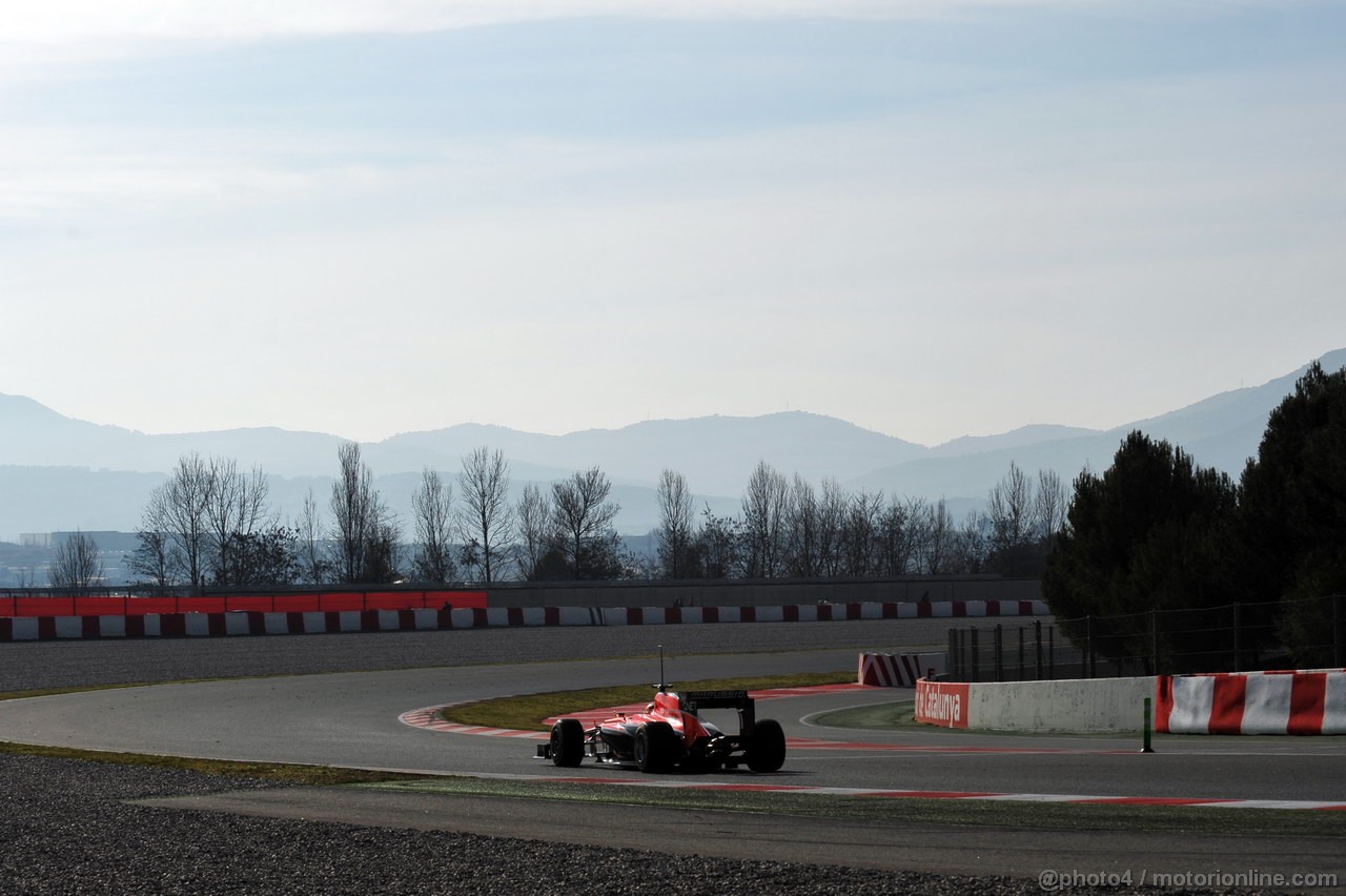BARCELONA TEST MARZO 2013, Jules Bianchi (FRA) Marussia F1 Team MR02.
03.03.2013. 