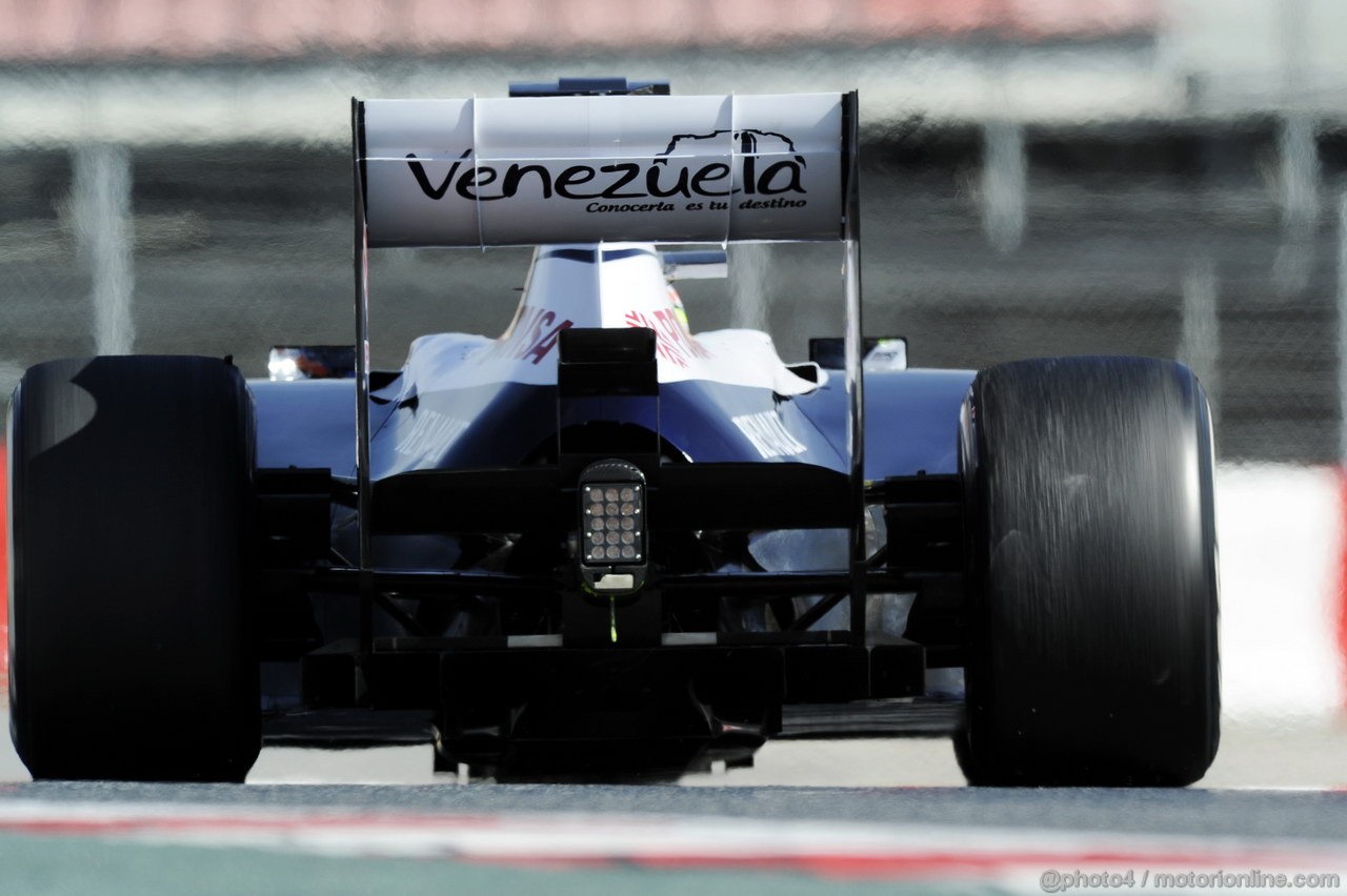 BARCELONA TEST MARZO 2013, Pastor Maldonado (VEN) Williams FW35.
03.03.2013. 