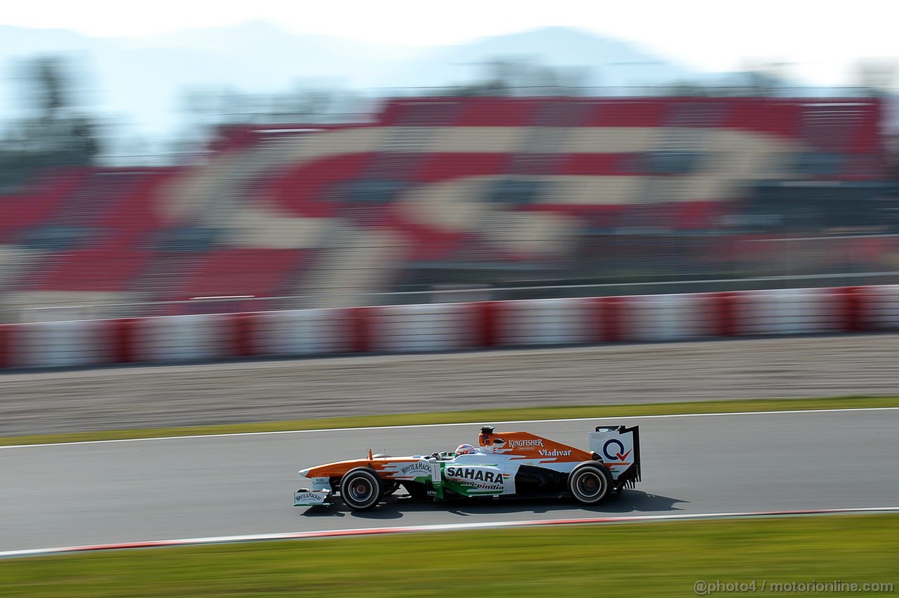 BARCELONA TEST MARZO 2013, Paul di Resta (GBR) Sahara Force India VJM06.
03.03.2013. 