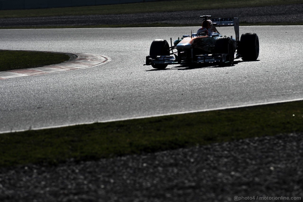 BARCELONA TEST MARZO 2013, Paul di Resta (GBR) Sahara Force India VJM06.
03.03.2013. 