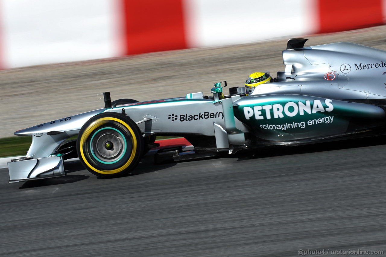 BARCELONA TEST MARZO 2013, Nico Rosberg (GER) Mercedes AMG F1 W04.
03.03.2013. 