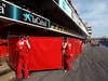 BARCELONA TEST MARZO 2013, Fernando Alonso (ESP) Ferrari F138 pulls in behind red screens in the pits.
03.03.2013. 