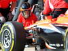 BARCELONA TEST MARZO 2013, Jules Bianchi (FRA) Marussia F1 Team MR02 practices a pit stop.
03.03.2013. 