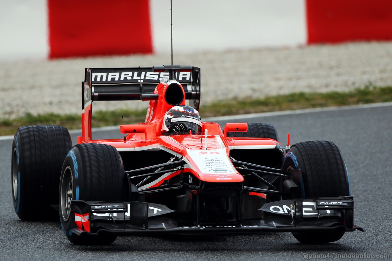 BARCELONA TEST MARZO 2013, Max Chilton (GBR) Marussia F1 Team MR02.
28.02.2013.