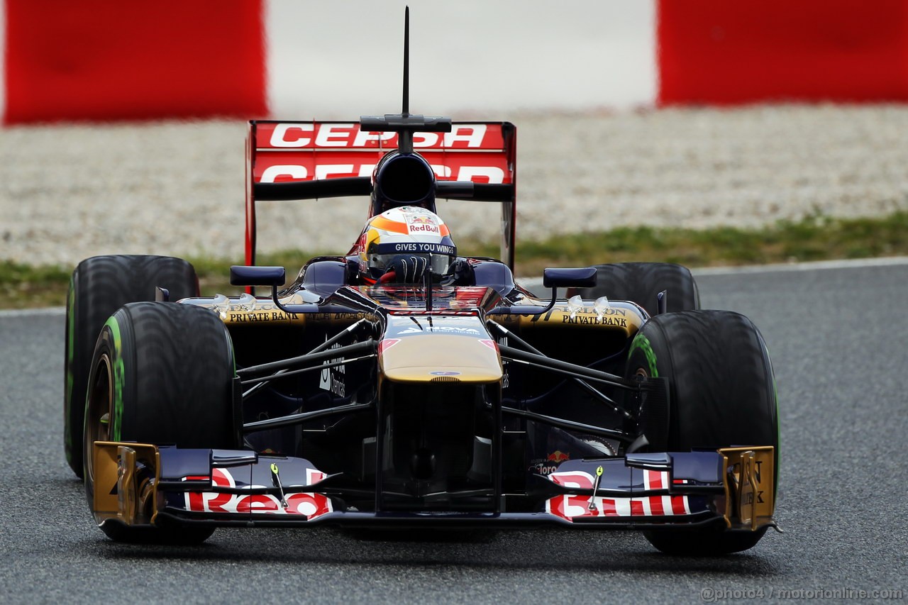 BARCELONA TEST MARZO 2013, Jean-Eric Vergne (FRA) Scuderia Toro Rosso STR8.
28.02.2013. 