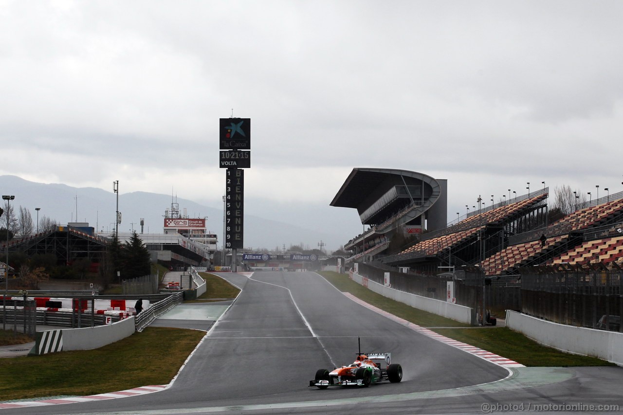 BARCELONA TEST MARZO 2013, Paul di Resta (GBR) Sahara Force India VJM06.
28.02.2013. 