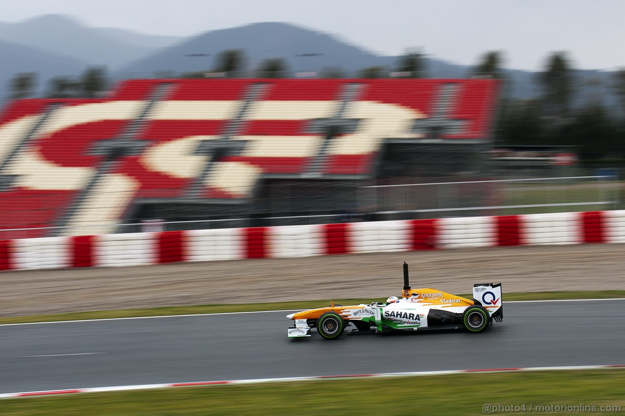 BARCELONA TEST MARZO 2013, Paul di Resta (GBR) Sahara Force India VJM06.
28.02.2013. 