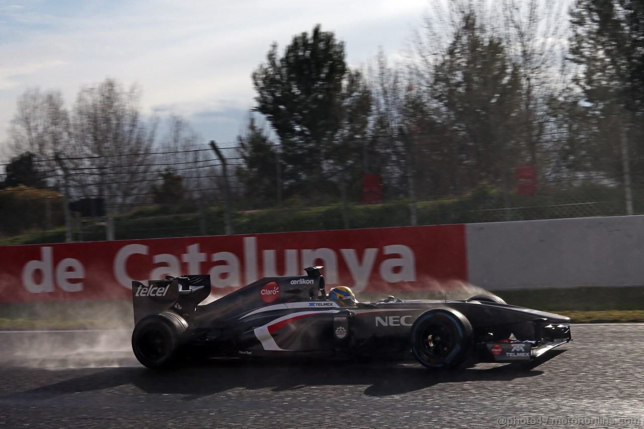 BARCELONA TEST MARZO 2013, Esteban Gutierrez (MEX) Sauber C32.
28.02.2013. 