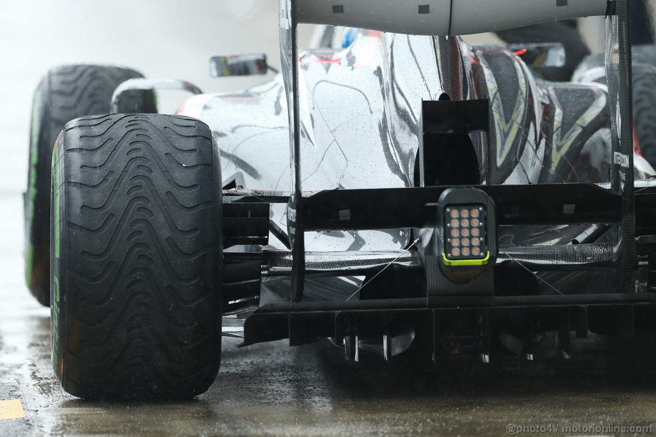 BARCELONA TEST MARZO 2013, Esteban Gutierrez (MEX) Sauber C32 rear wing e rear diffuser.
28.02.2013. 