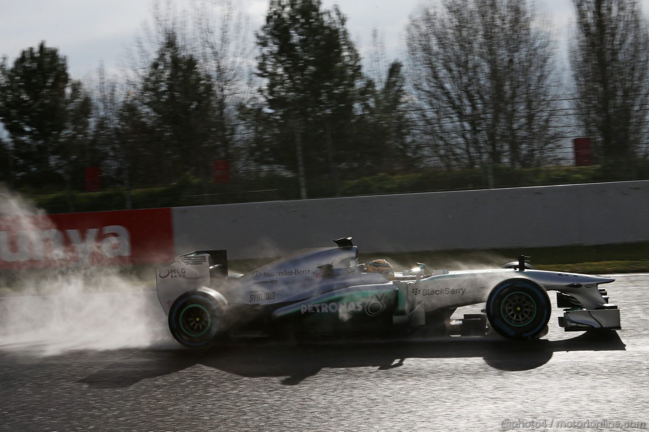 BARCELONA TEST MARZO 2013, Lewis Hamilton (GBR) Mercedes AMG F1 W04.
28.02.2013. 