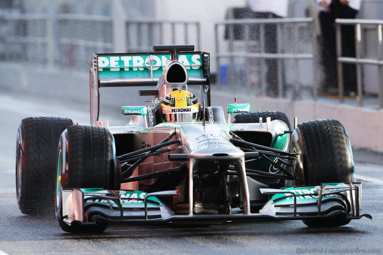 BARCELONA TEST MARZO 2013, Lewis Hamilton (GBR) Mercedes AMG F1 W04.
28.02.2013. 