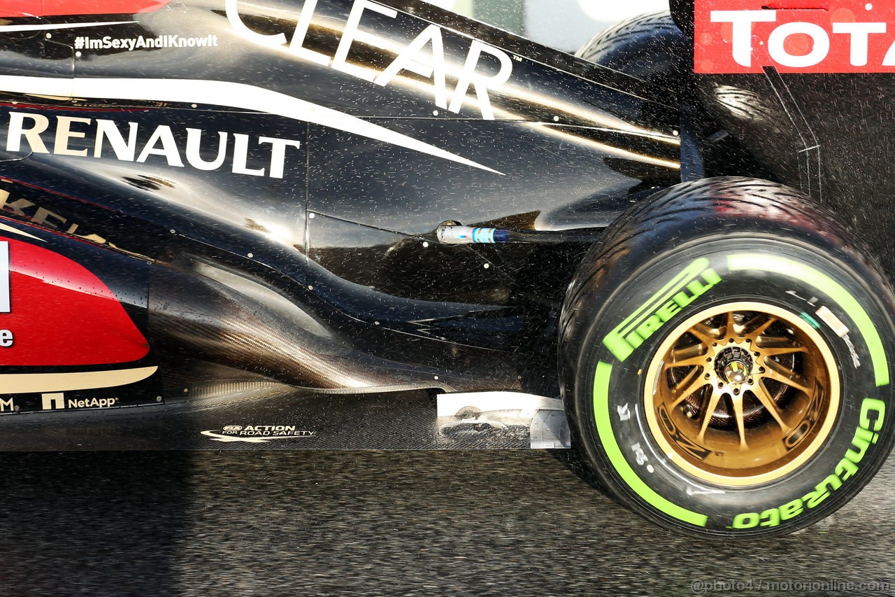 BARCELONA TEST MARZO 2013, Lotus F1 E21 exhaust.
28.02.2013. 