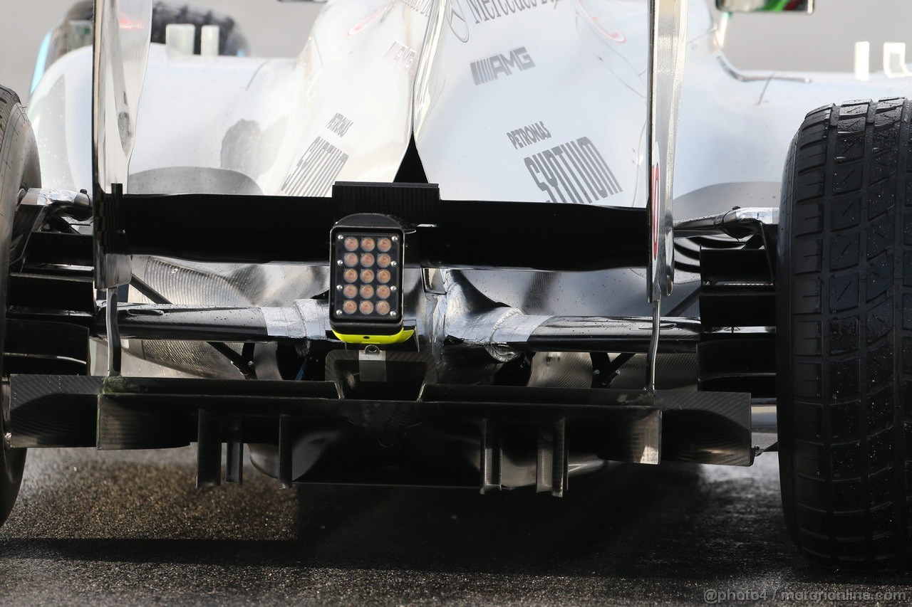 BARCELONA TEST MARZO 2013, Mercedes AMG F1 W04 rear suspension e rear diffuser.
28.02.2013. 