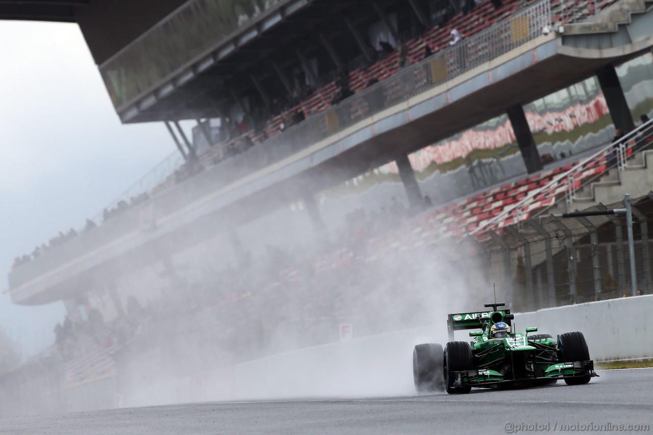 BARCELONA TEST MARZO 2013, Charles Pic (FRA) Caterham CT03.
28.02.2013. 