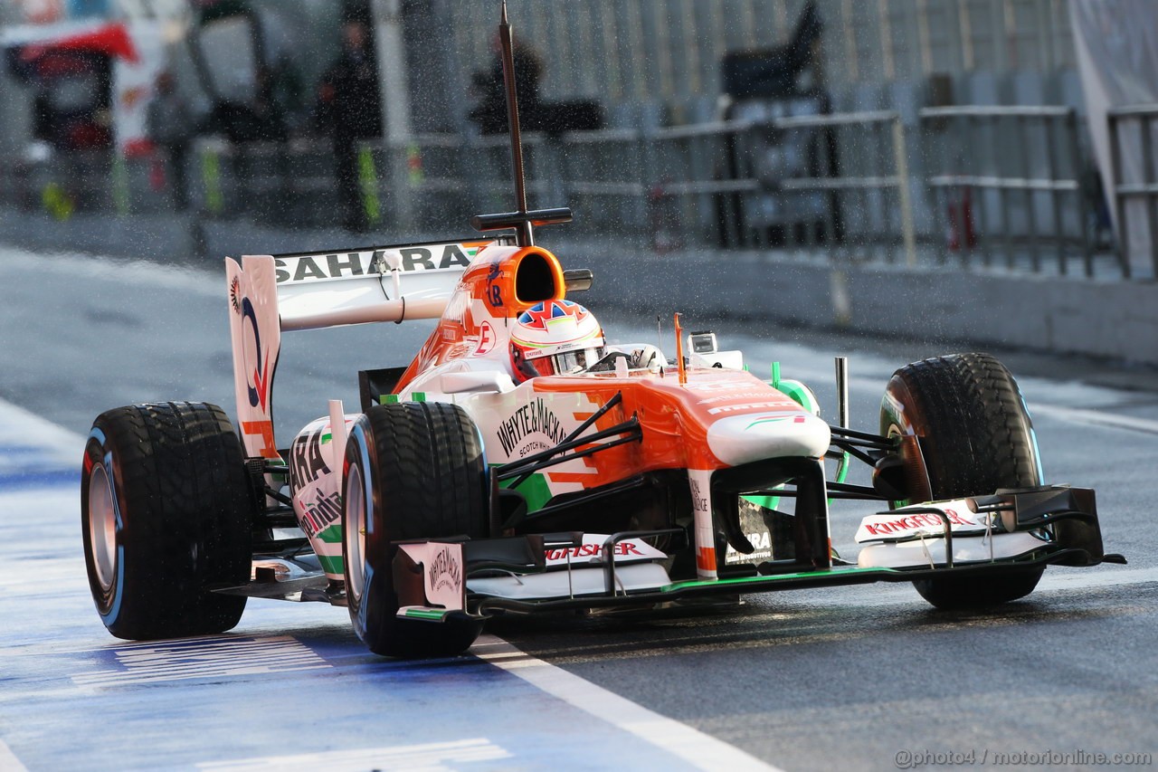 BARCELONA TEST MARZO 2013, Paul di Resta (GBR) Sahara Force India VJM06.
28.02.2013. 