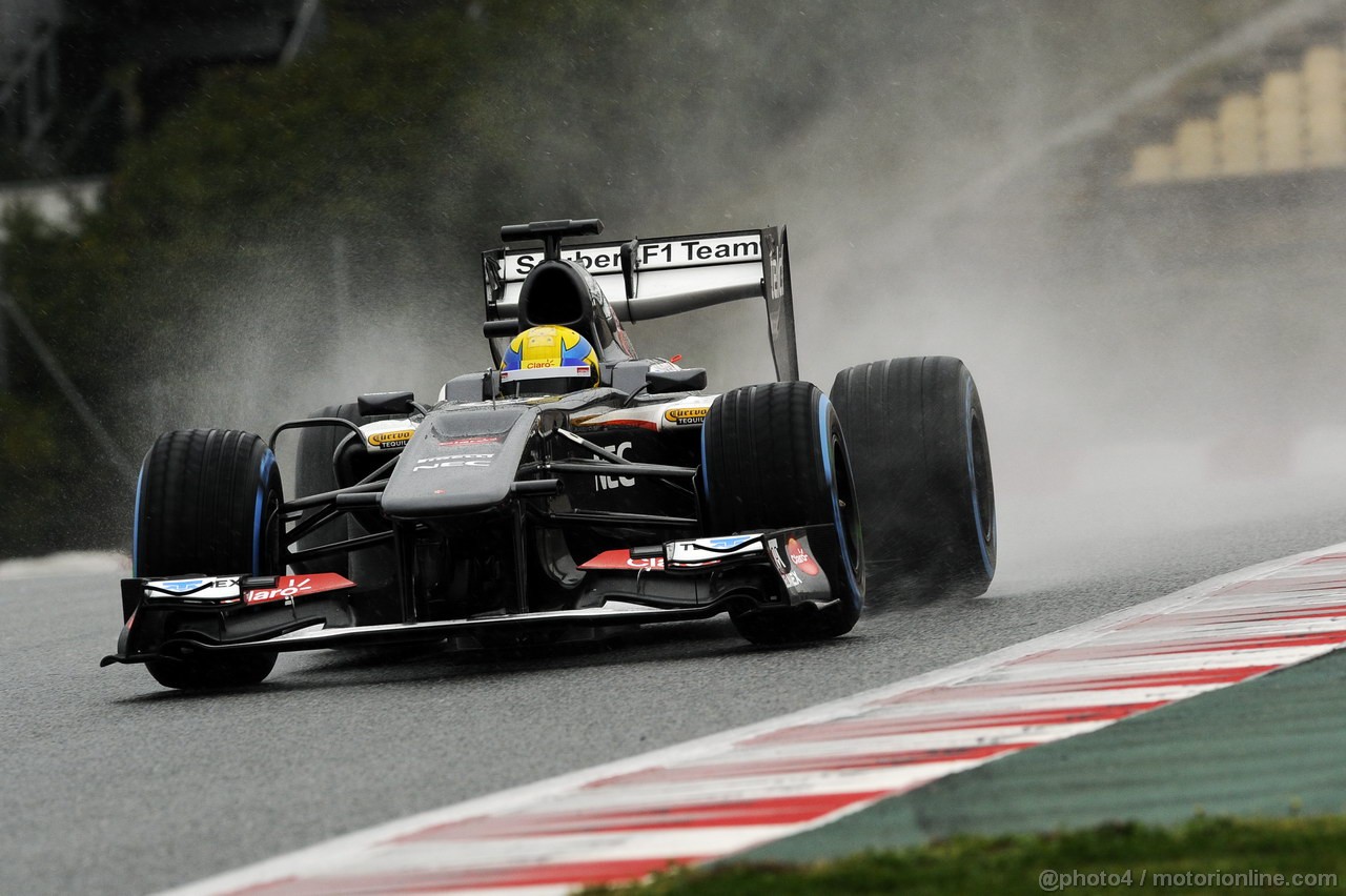 BARCELONA TEST MARZO 2013, Esteban Gutierrez (MEX) Sauber C32.
28.02.2013. 