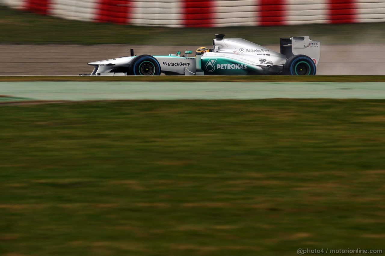 BARCELONA TEST MARZO 2013, Lewis Hamilton (GBR) Mercedes AMG F1 W04.
28.02.2013. 