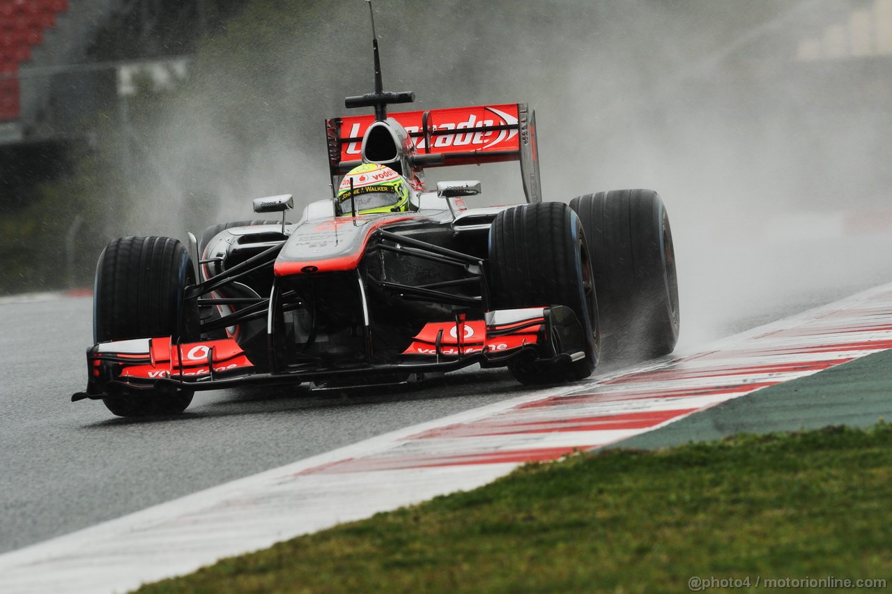 BARCELONA TEST MARZO 2013, Sergio Perez (MEX) McLaren MP4-28.
28.02.2013. 