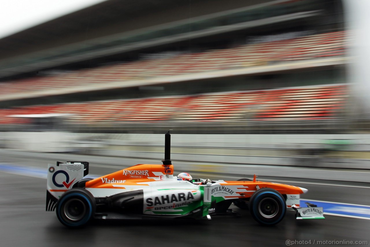 BARCELONA TEST MARZO 2013, Paul di Resta (GBR) Sahara Force India VJM06 leaves the pits.
28.02.2013. 