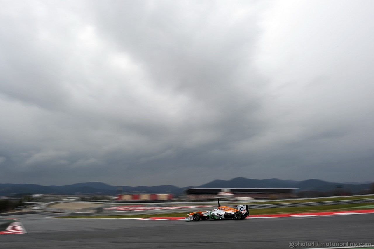 BARCELONA TEST MARZO 2013, Paul di Resta (GBR) Sahara Force India VJM06.
28.02.2013.