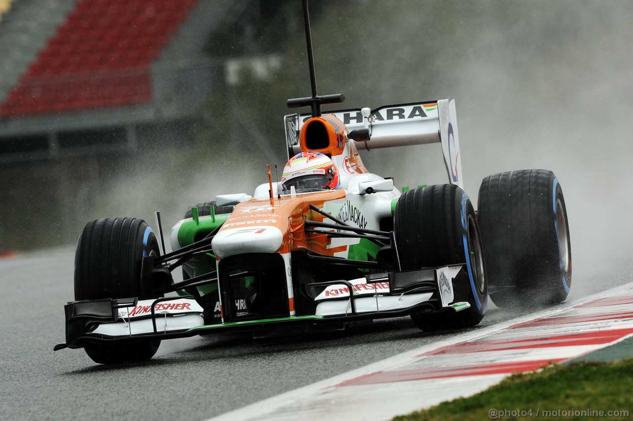 BARCELONA TEST MARZO 2013, Paul di Resta (GBR) Sahara Force India VJM06.
28.02.2013. 