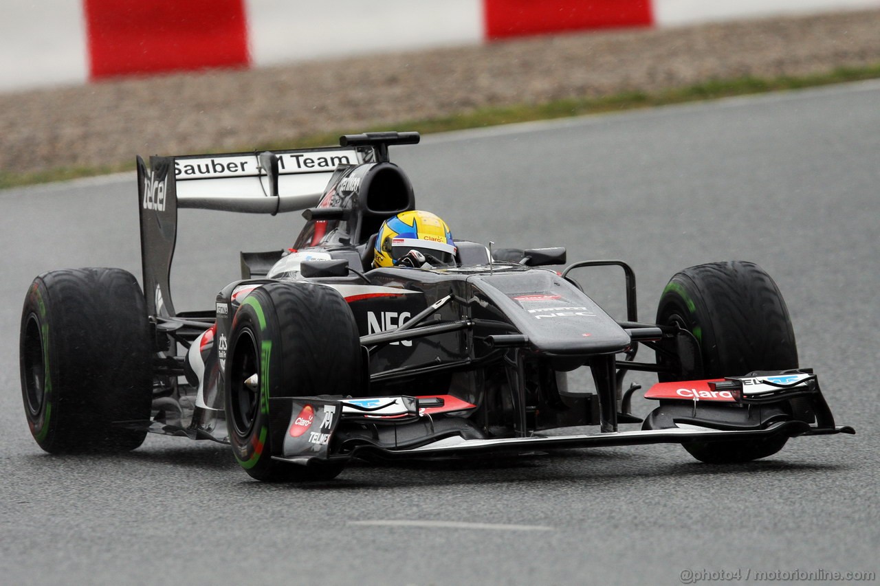 BARCELONA TEST MARZO 2013, Esteban Gutierrez (MEX), Sauber F1 Team C32 
28.02.2013. 