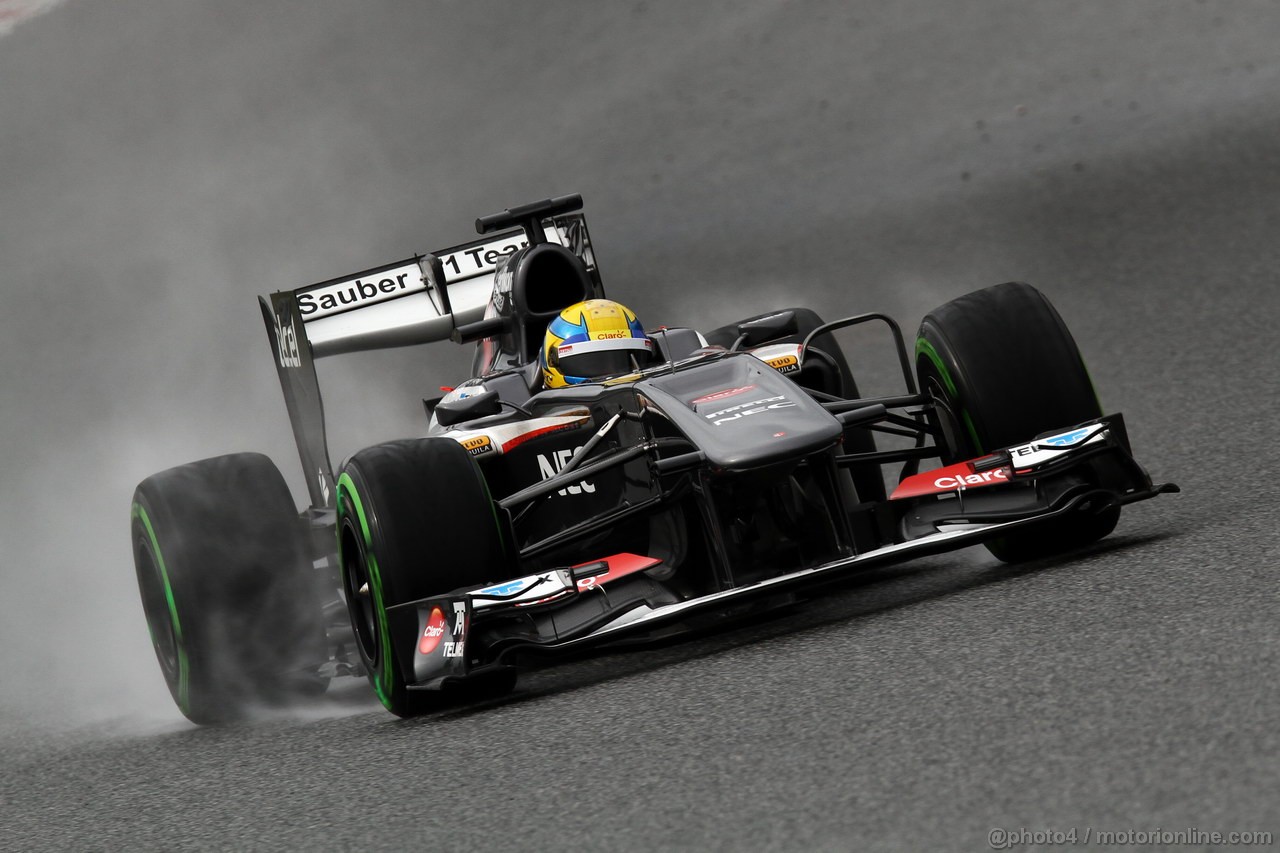 BARCELONA TEST MARZO 2013, Esteban Gutierrez (MEX) Sauber C32.
28.02.2013. 