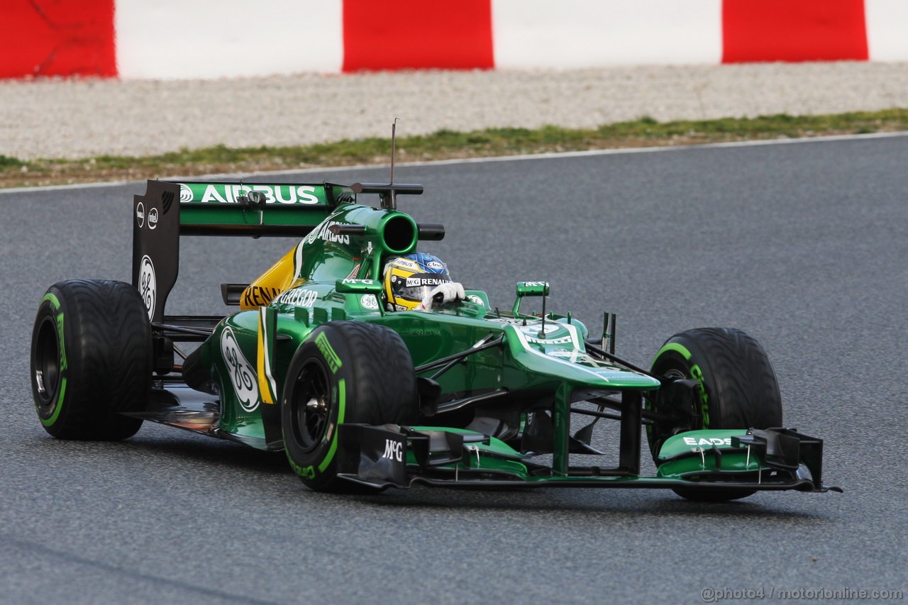 BARCELONA TEST MARZO 2013, Charles Pic (FRA) Caterham CT03.
28.02.2013. 