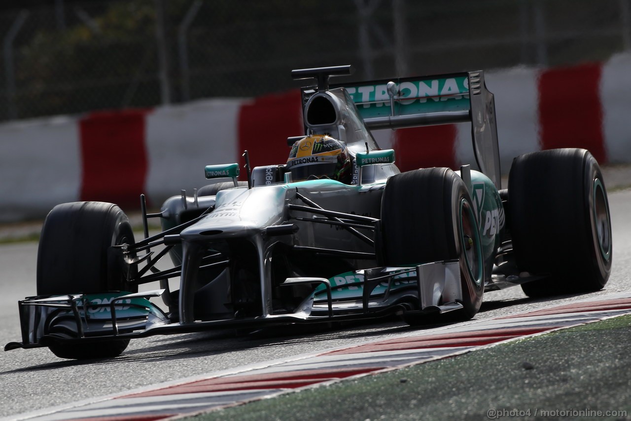 BARCELONA TEST MARZO 2013, Lewis Hamilton (GBR) Mercedes AMG F1 W04.
28.02.2013. 