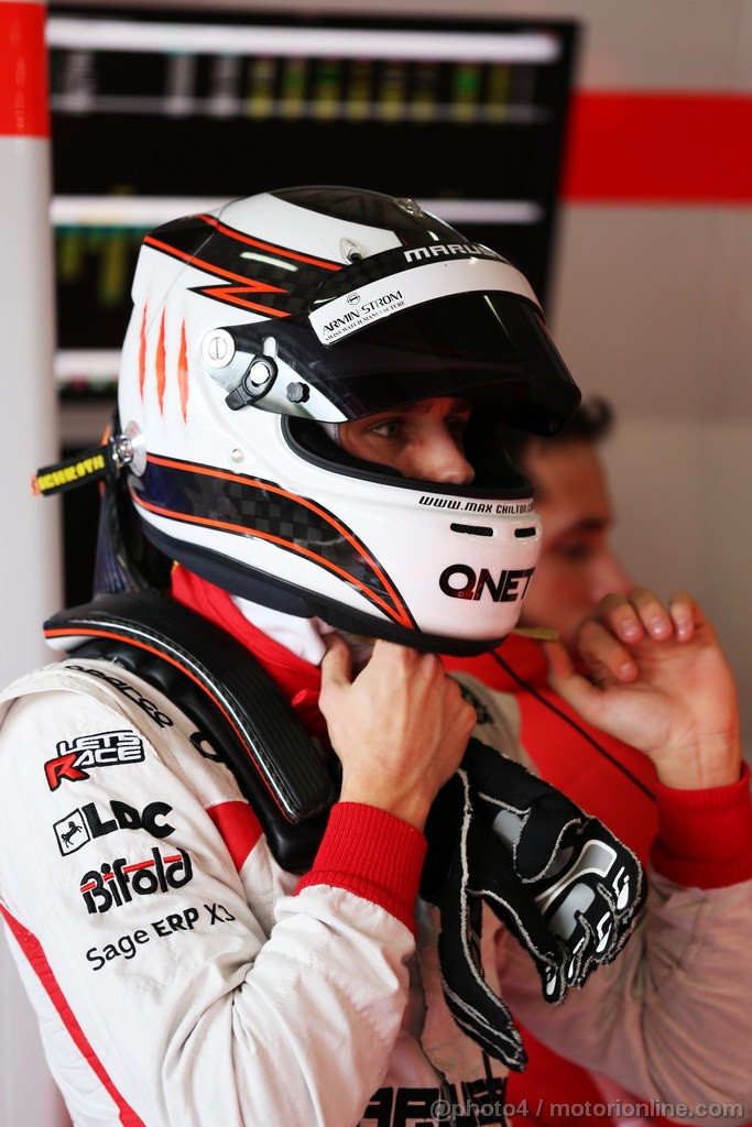 BARCELONA TEST MARZO 2013, Max Chilton (GBR) Marussia F1 Team.
28.02.2013. 