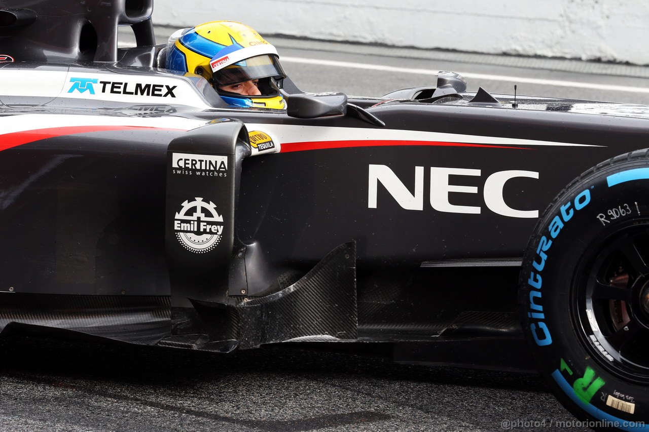 BARCELONA TEST MARZO 2013, Esteban Gutierrez (MEX) Sauber C32.
28.02.2013. 