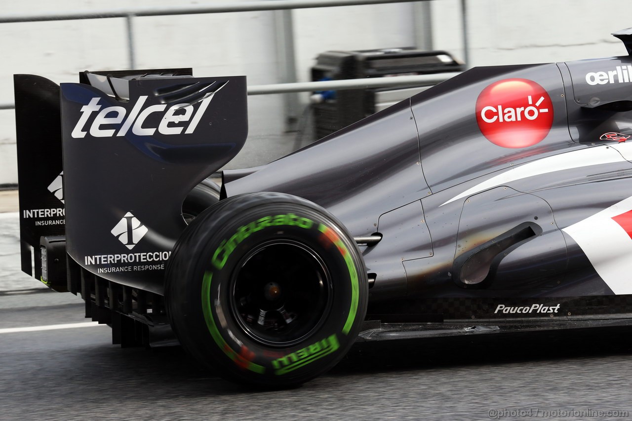 BARCELONA TEST MARZO 2013, Sauber C32 exhaust.
28.02.2013. 