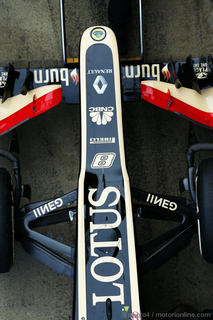 BARCELONA TEST MARZO 2013, Lotus F1 E21 nosecone.
28.02.2013. 