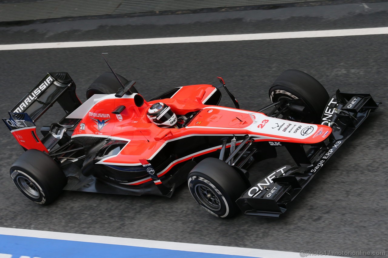 BARCELONA TEST MARZO 2013, Max Chilton (GBR) Marussia F1 Team MR02.
28.02.2013. 