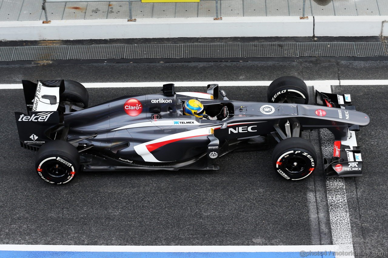 BARCELONA TEST MARZO 2013, Esteban Gutierrez (MEX) Sauber C32.
28.02.2013. 