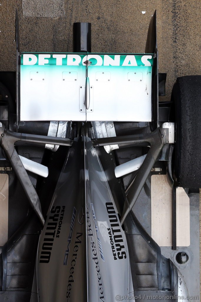BARCELONA TEST MARZO 2013, Mercedes AMG F1 W04 rear wing e rear suspension.
28.02.2013. 