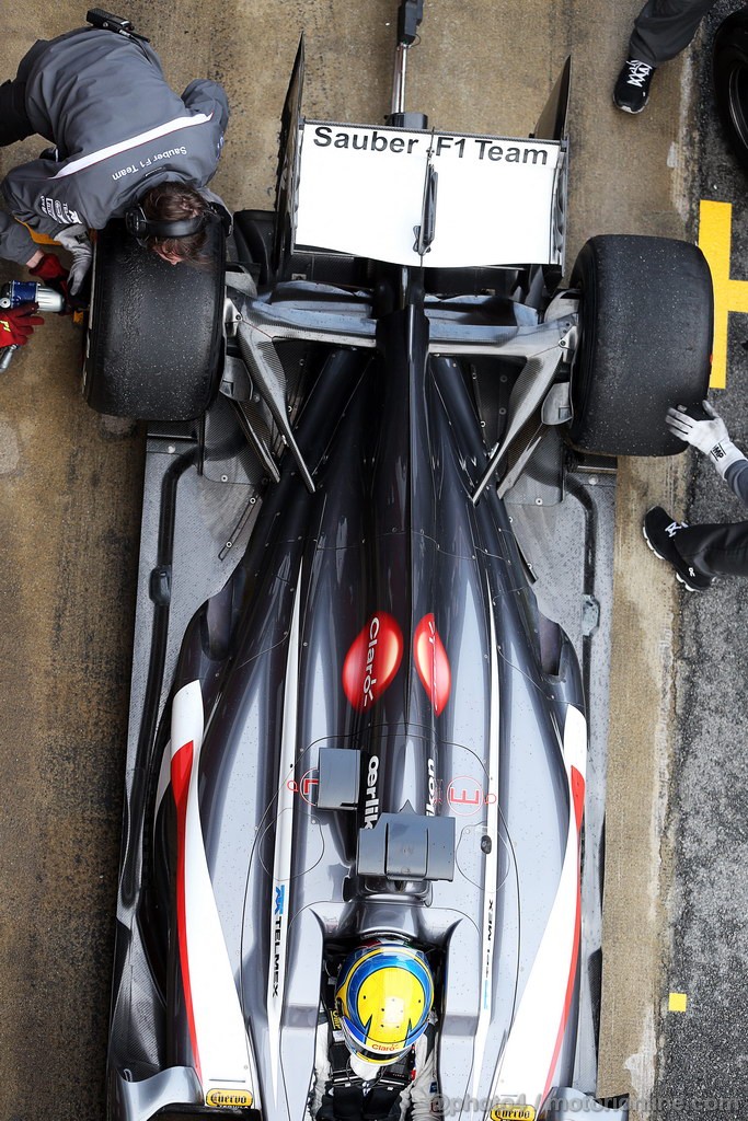 BARCELONA TEST MARZO 2013, Sauber C32 engine cover.
28.02.2013. 
