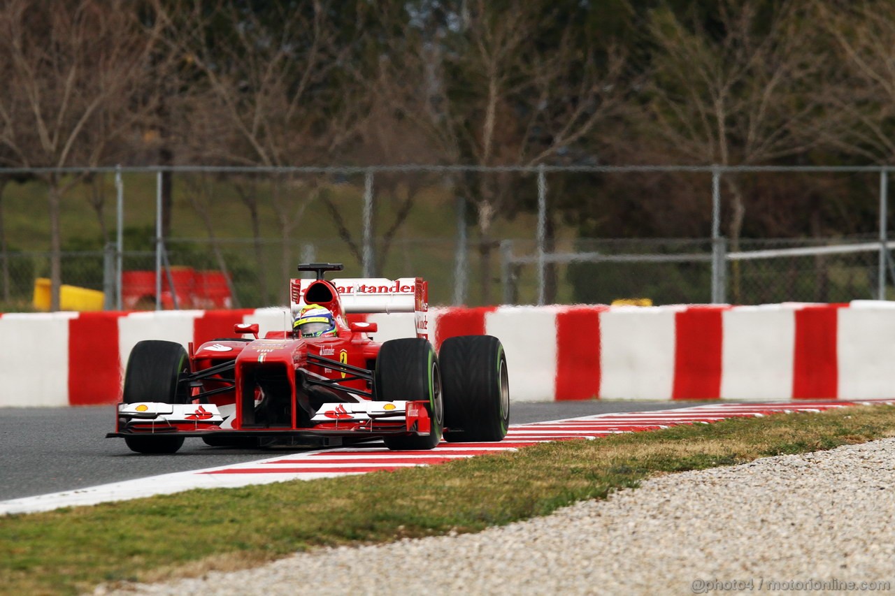 BARCELONA TEST MARZO 2013, Felipe Massa (BRA) Ferrari F138.
28.02.2013. 