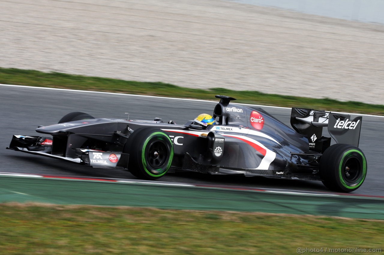 BARCELONA TEST MARZO 2013, Esteban Gutierrez (MEX) Sauber C32.
28.02.2013. 